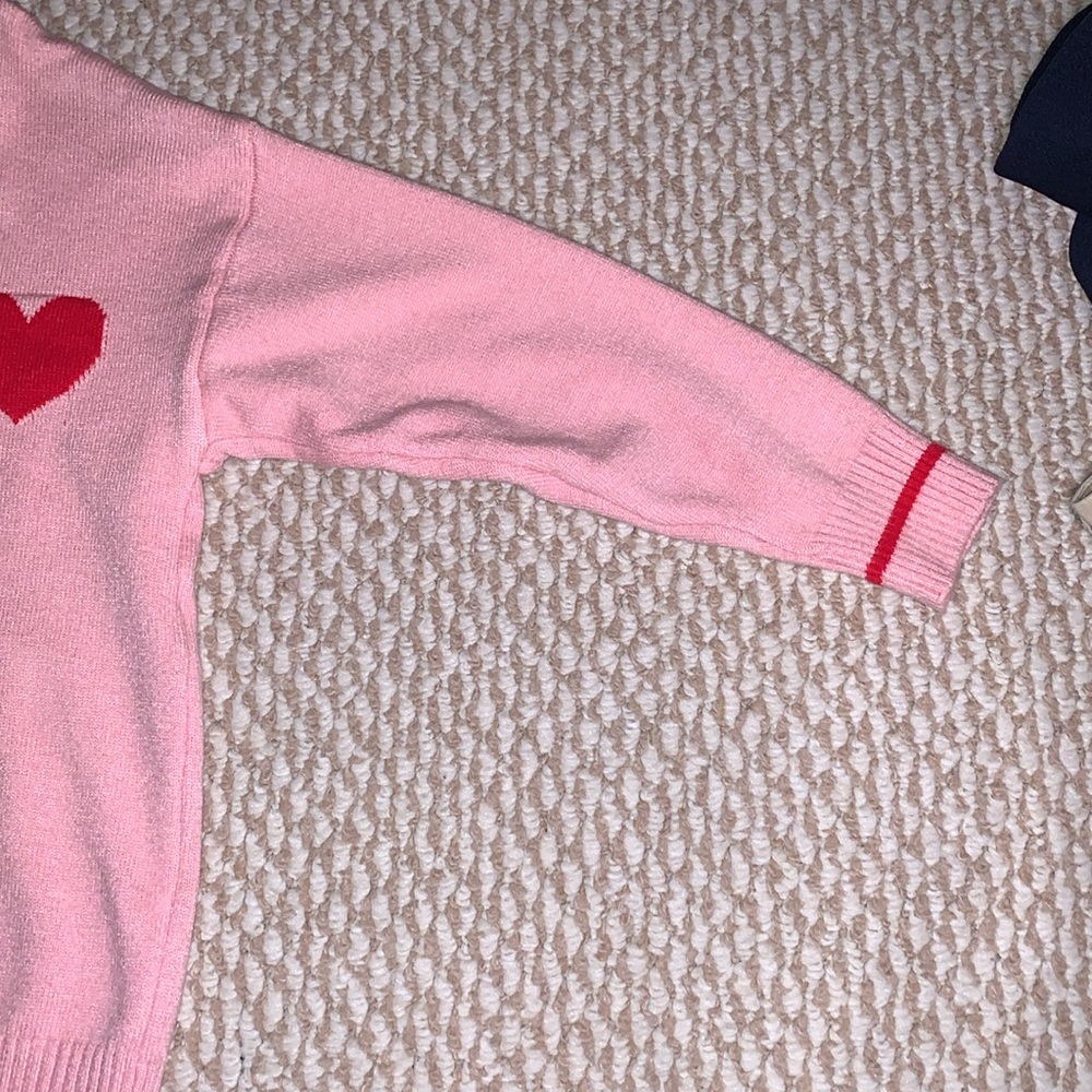 Pink Heart Cardigan ~ SMALL - Picture 3 of 9